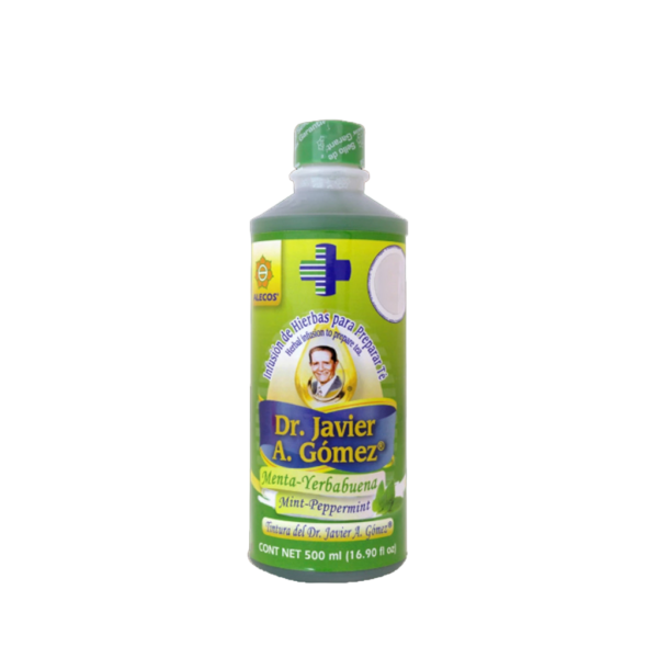 Tintura del Dr. Javier A. Gómez Menta Yerbabuena Frasco 500 ML
